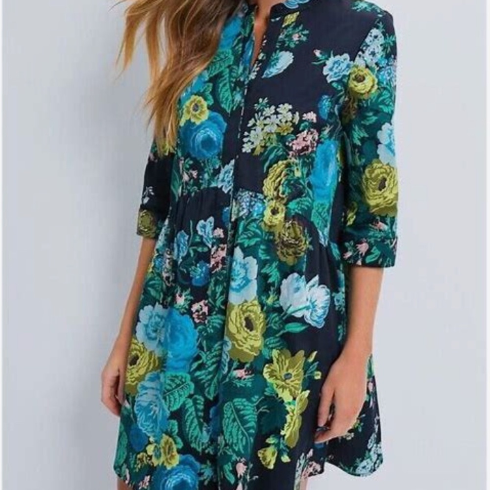 NWT: Tuckertuck Verdant Floral Dress - L